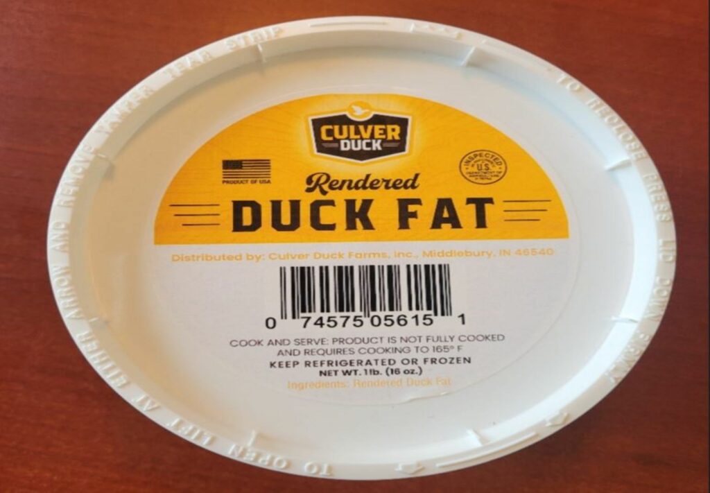 Epic Bar Traditional Duck Fat – 11 Oz (312g), Keto-Friendly Cooking Fat